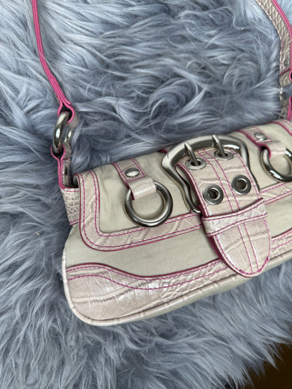 Guess vintage Tasche y2k rare rosa beige