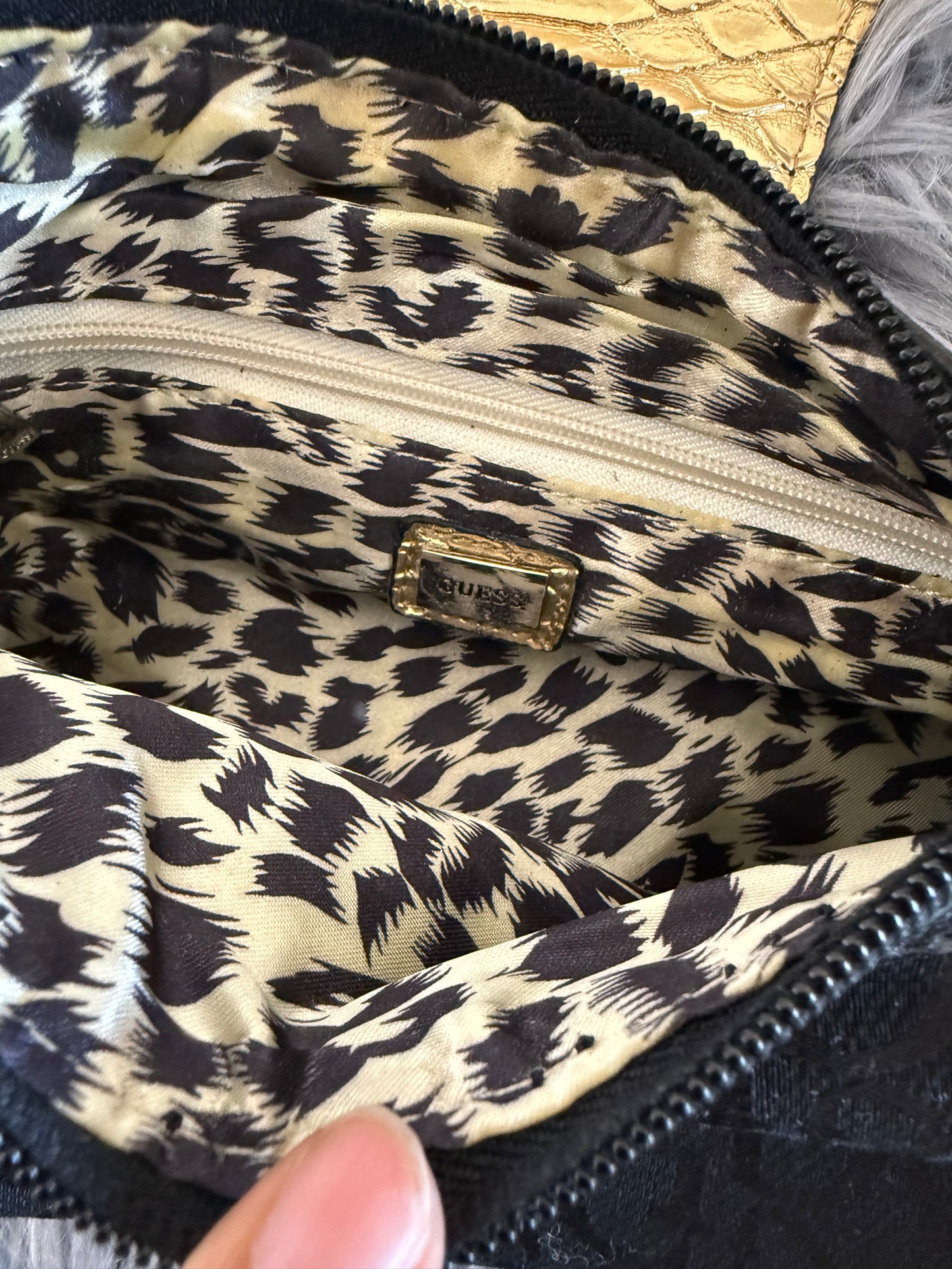 Guess Vintage Tasche Y2k Rare schwarz