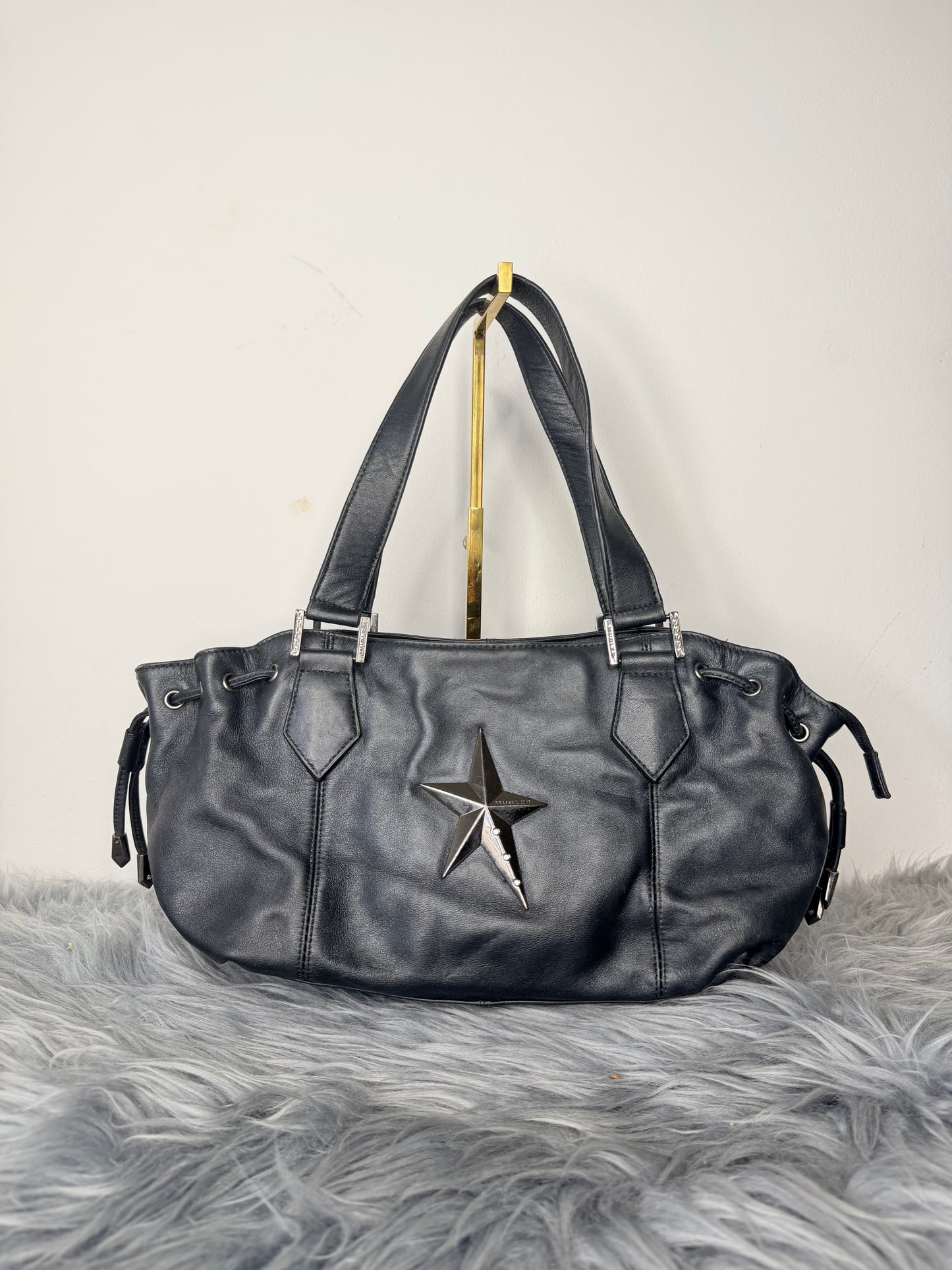 Thierry Mugler vintage Tasche y2k rare Leder