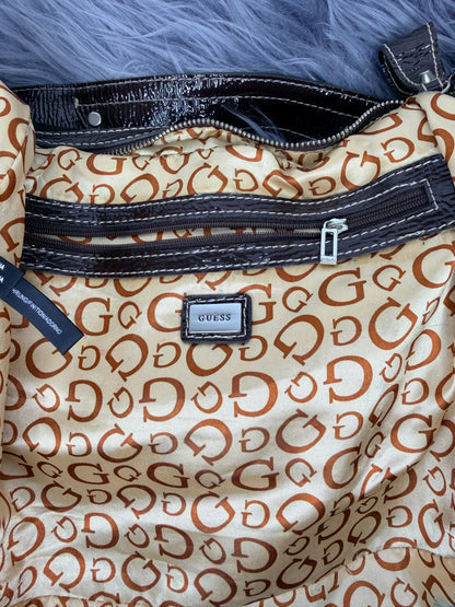 Guess vintage Tasche y2k rare braun samt
