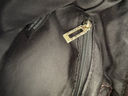 Guess vintage Tasche Y2k Rare denim braun Gold