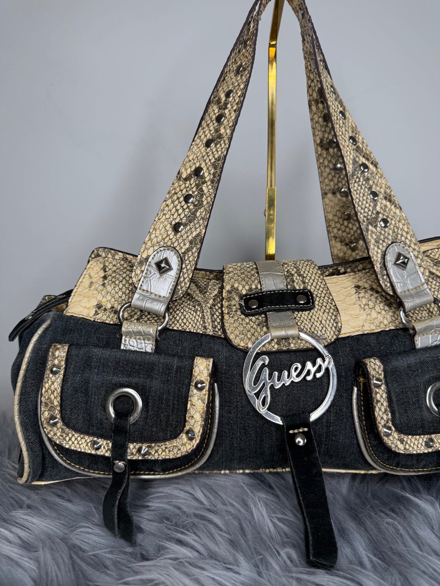 Guess vintage Tasche y2k rare denim blau