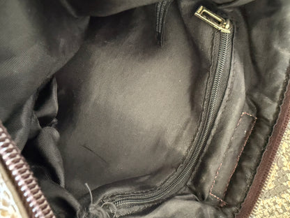 Guess vintage Tasche Y2k Rare denim braun Gold