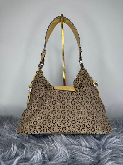 Guess vintage Tasche y2k rare braun gelb